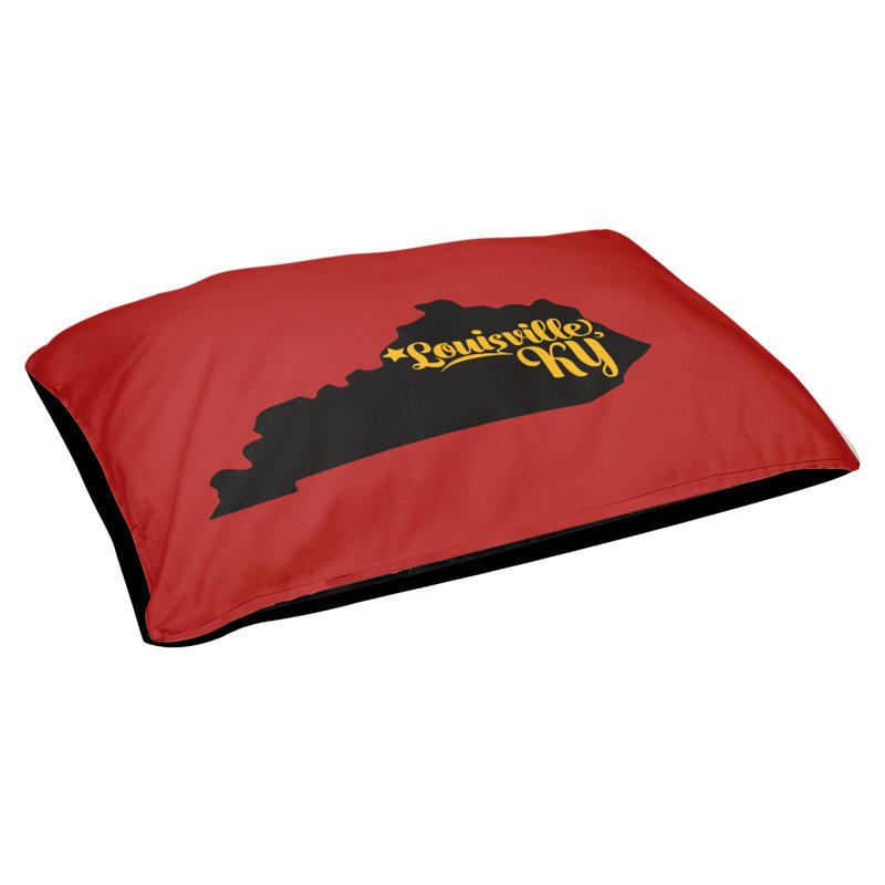 Coussin pour chien d’extérieur pour chien kentucky sports, Moyen (H 6,5 po x l 40 po x P 30 po)