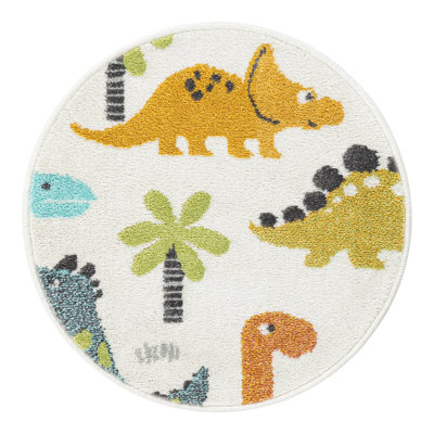 Unique Loom Dinotopia Whimsy Kids Rug