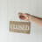 Foreside Home & Garden Open or Closed Sign Natural Mango Wood & Metal