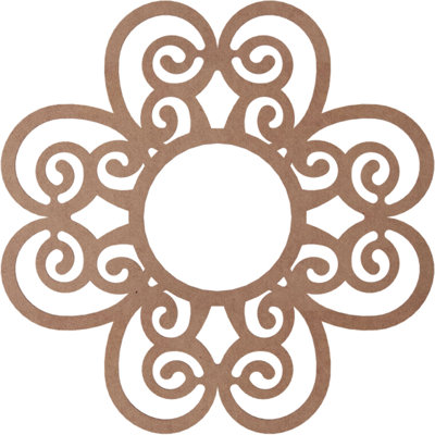 Cohen Wood Fretwork Pierced Ceiling Medallion