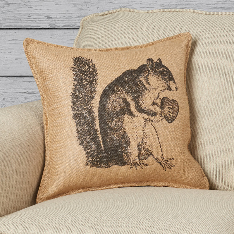  Squirrel Throw Pillow