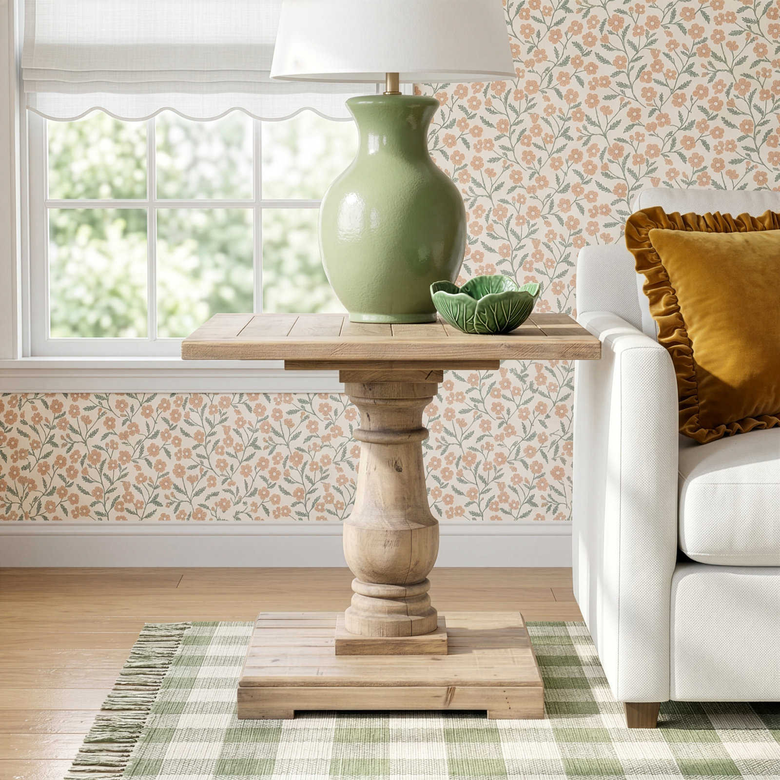 McKew Solid Wood End Table