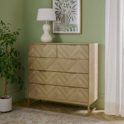 Ducie 100.3cm W 5 - Drawer Chest of Drawers