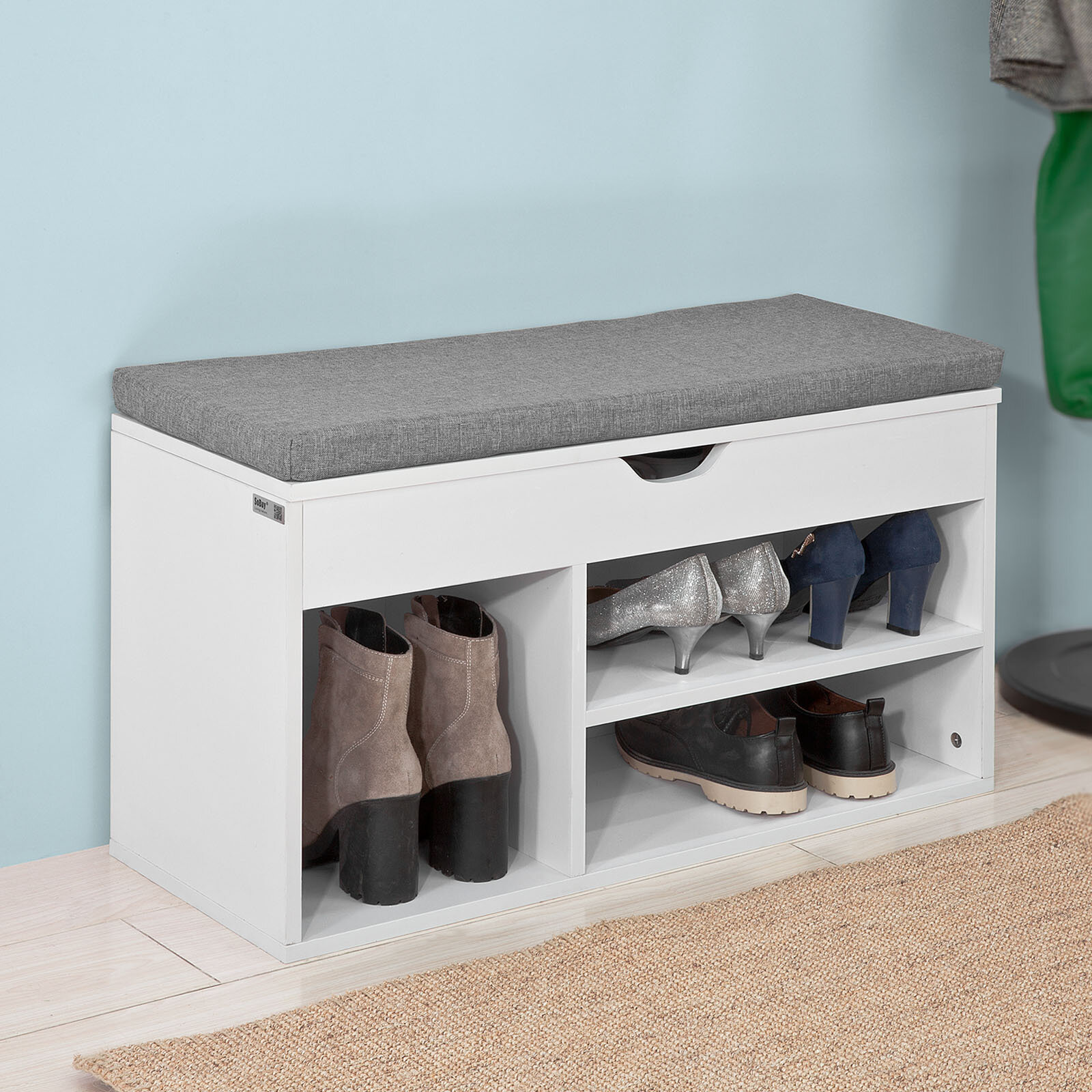 Latitude Run® Shoe Storage Bench & Reviews | Wayfair