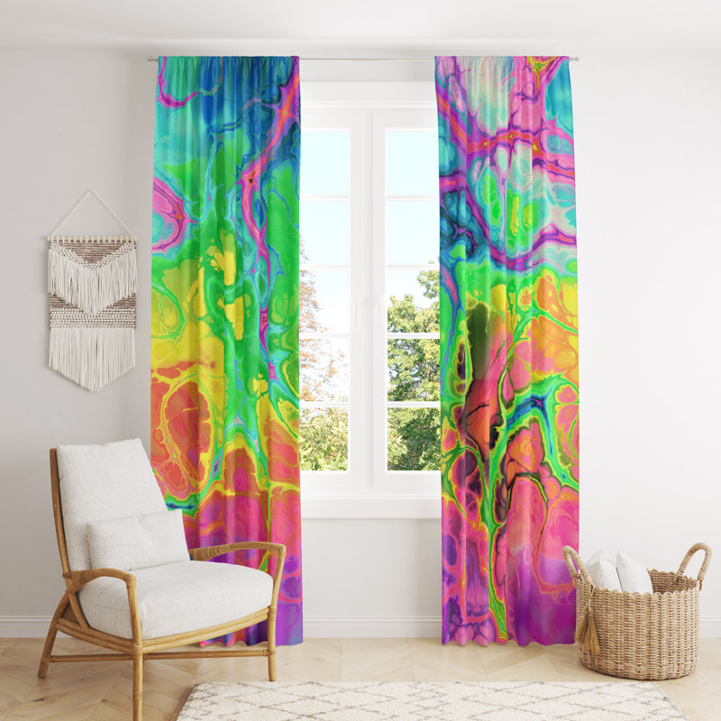 Verniece Room Darkening Curtain Pair, 40" W x 61" L