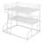 Metal Triple Bunk Bed Frame With Long And Short Ladder,Full XL Over Twin XL Over Queen Size Triple Bunk Bed-321540262