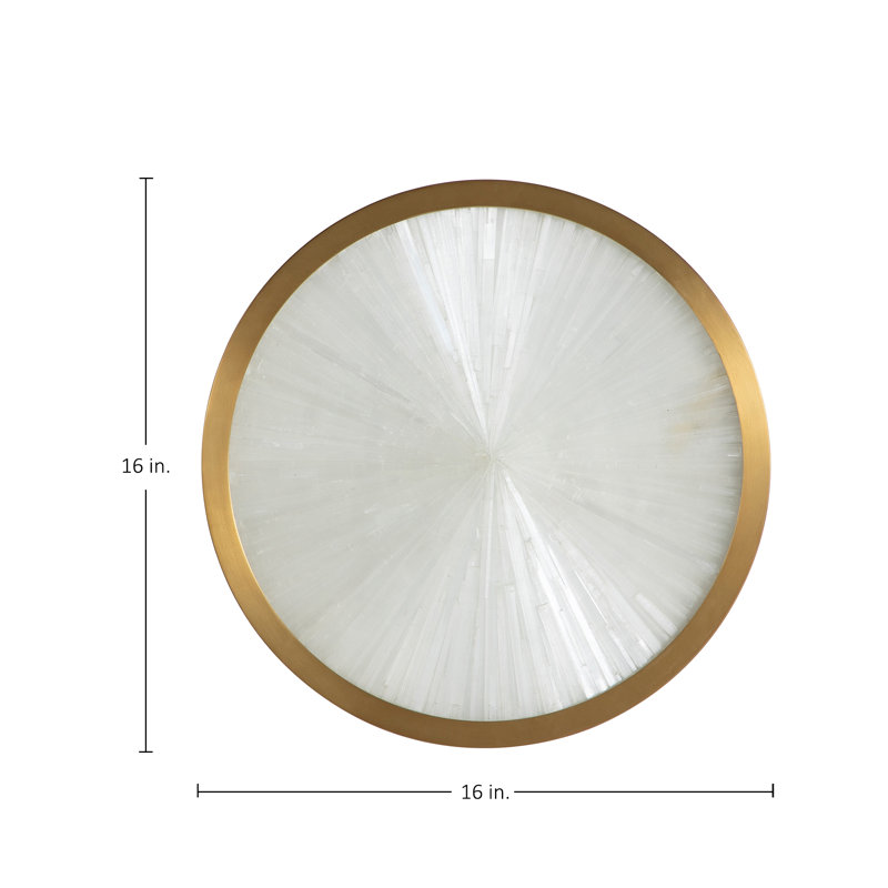 Neptune Sconce, 16" H x 16" W x 2.5" D
