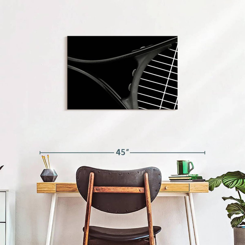 Tennis racket throat Sireci, H 20 po x l 30 po