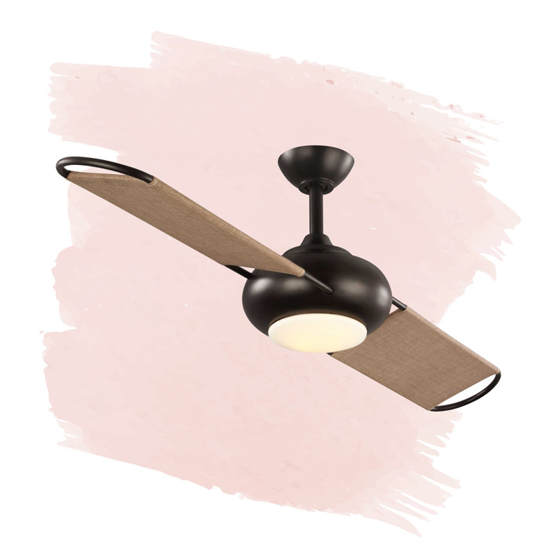 Edisto 54'' Ceiling Fan with LED Lights, Architectural Bronze