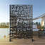 6 ft. H x 4 ft. W Metal Privacy Screen-69842364