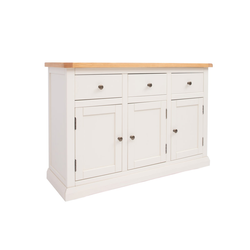 Dayana 3+3 Sideboard, Brown/White
