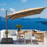 11' X 9' Rectangular Cantilever Umbrella, Base Included