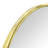  Elysian Oval 30" H x 20" W Metal Framed Wall Mounted Bathroom / Vanity Mirror in Brushed Gold-1171992002