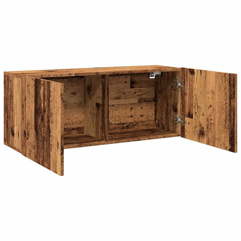 Drumnagee Unfinished TV Stand for TVs up to 40", Old Wood