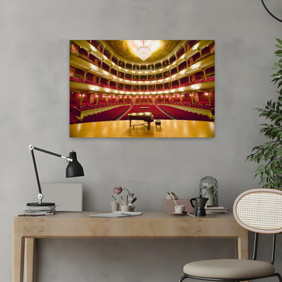 Grand Old Lady of Broad Street, scène d'opéra construite en 1857 avec piano à queue à la compagnie d'opéra de Philadelphie à l'Académie de musique de Philadelphie ...