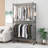35.5'' Carbon Steel Rolling Clothing Rack