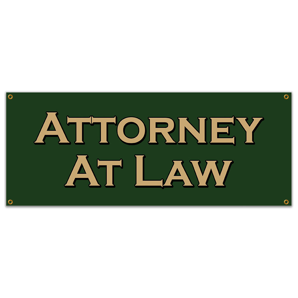 SignMission Attorney at Law Banner Sign | Wayfair