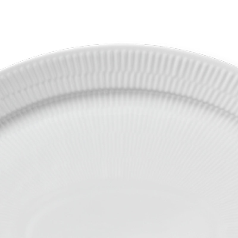 Royal Copenhagen White Fluted Oval Platter