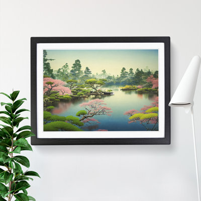 Japanese Garden Pond Vol.4 - Single Picture Frame Painting