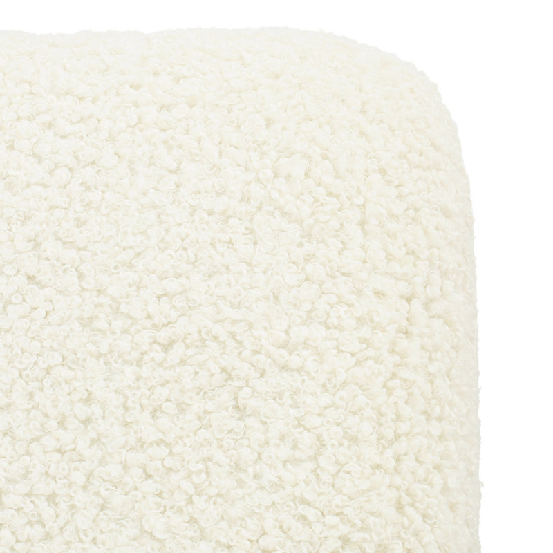 Repose-pieds confortable, blanc