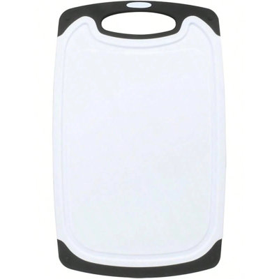High-Density Plastic Cutting Board With Built-In Handle - Non-Slip Chopping Board For Kitchen Cutting Board And Dishwasher Safe Design(5.9X9.8)