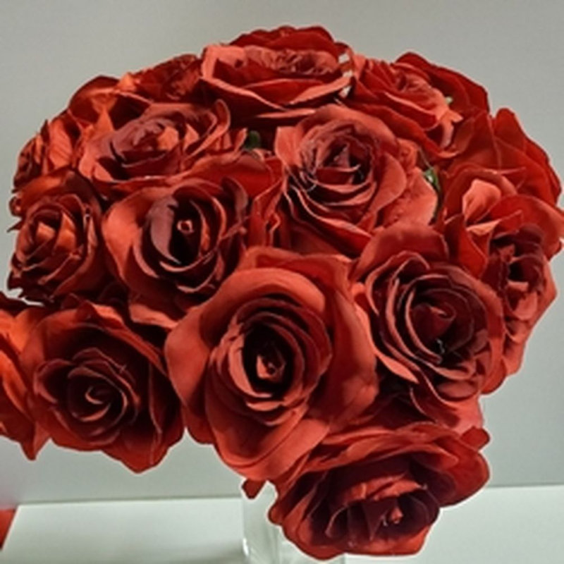 Rosiers, Rouge, H 18 po x l 15 po x P 15 po