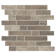 Interlocking Random Sized Glass/Stone Mosaic Tile in Gray/Taupe