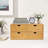 Bascobel Bamboo Desk Organizer with 4 Drawers
