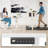 STARY Electric Standing Desk With Adjustable Height And Splice Board For Home Office Use, Promoting Ergonomic Health And Productivity.-1393059095-1393059080