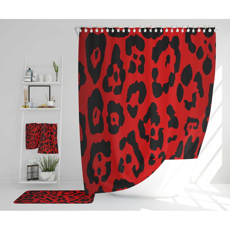 Nesren Polyester Shower Curtain Set