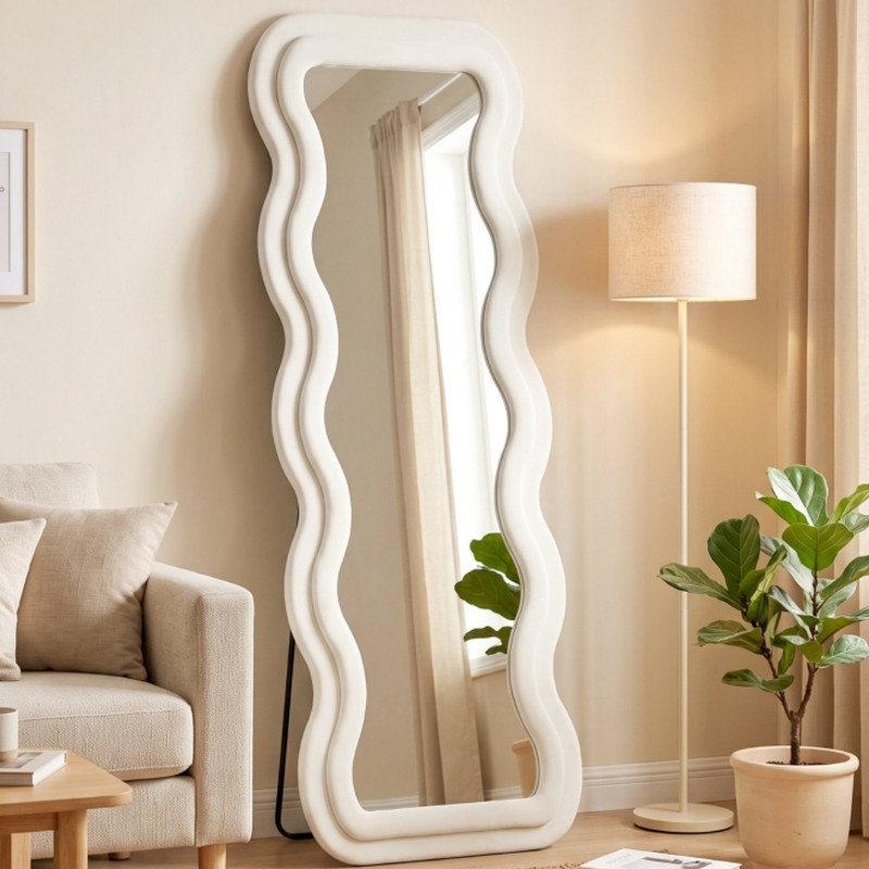 Glass Arch Freestanding Makeup / Shaving Mirror
