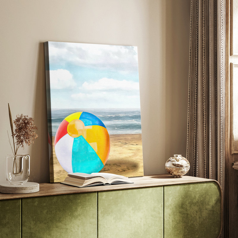 Beach Ball I - galerie sur mesure, H 18 po x l 12 po