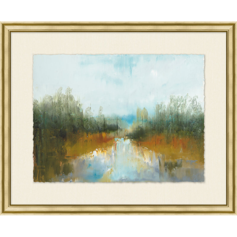 Western Marsh 1 - peinture avec cadre photo