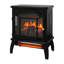 Foyer électrique à quartz infrarouge 18 pouces à flamme 3D - 1 500 W de chaleur, 5 000 / H, portatif, sécuritaire, température de luminosité réglable, télécommande, maintient l'humidité