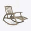 Chaise à bascule inclinable
