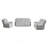 Bruni Grey Sofa