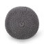 Pouf en tricot d'animal moderne fait à la main - 20 po x 20 po x 14 po, matériau recyclé écologique (intérieur / extérieur)