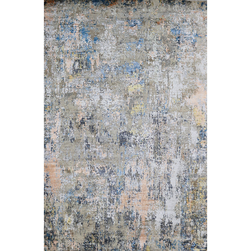 Area Rug in Gray, Rectangle 2' x 3'