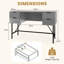 Metal Base Computer Desk-1404995042