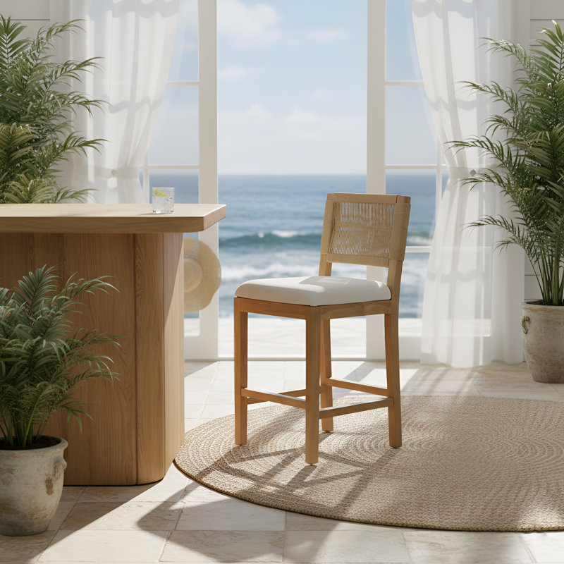 Ensemble de 2 tabourets de comptoir Marci Loom