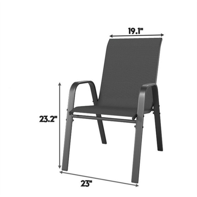 Ensemble de chaises de salle à manger 6 pièces Teslin