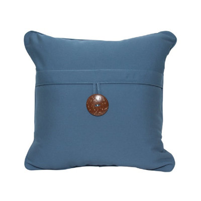 Buttons Sunbrella® Outdoor Throw Pillow