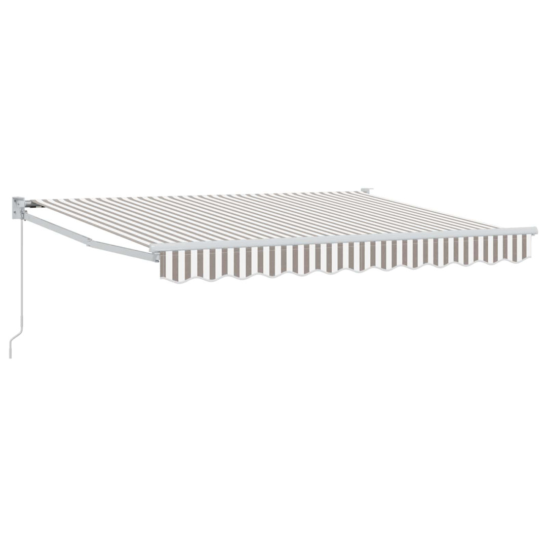 VidaXL 200cm D Polyester Cover Retractable Patio Awning