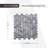 12" x 11.3" Marble Honeycomb Mosaic Wall & Floor Tile