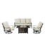 Suad 5 - Person Patio Conversation Set with Cushions