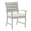 Charleston Aluminum Patio Dining Armchair with Cushions-706335716-706335710-706269131