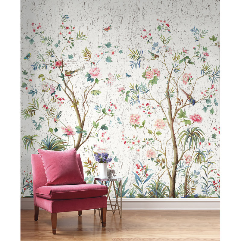 Grass Cloth Wall Mural