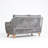 Sewole 57.5'' Wide Reversible Metal Loveseat with Cushions