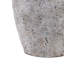 Grand vase de table rustique en terre cuite avec orbes sous les poignées - Vases contemporains pour fleurs et intérieurs décoratifs - 26 po, gris