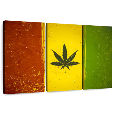 Drapeau du pays de la marihuana